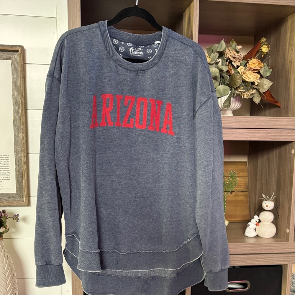 Womens XL Vintage Oversized University Arizona Sweatshirt